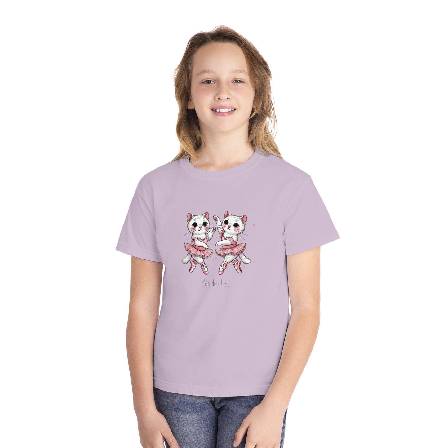 🐈⬛ Pas de Chat 🩰 Youth Midweight Tee ✨ - Whippie's