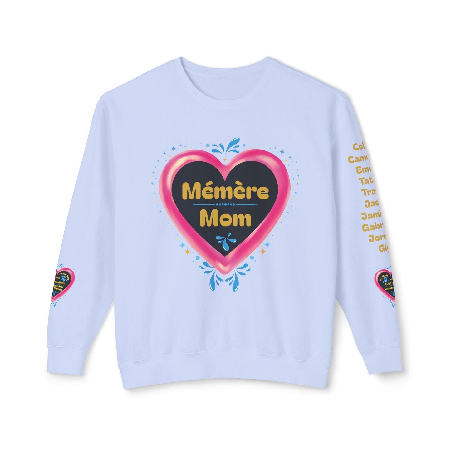 Grandma's Grandkids Crewneck Sweatshirt ✨ A grandma's love knows no bounds! Personalizable - Whippie's