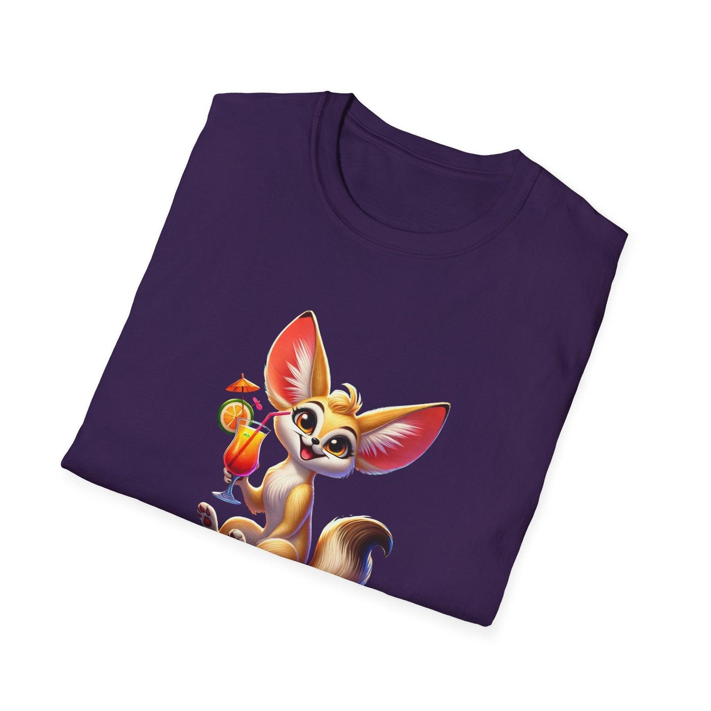 Fennec Fox Cocktail - Cheers to Good Times and Smiles! š¦šø Unisex T-shirt - Whippie's