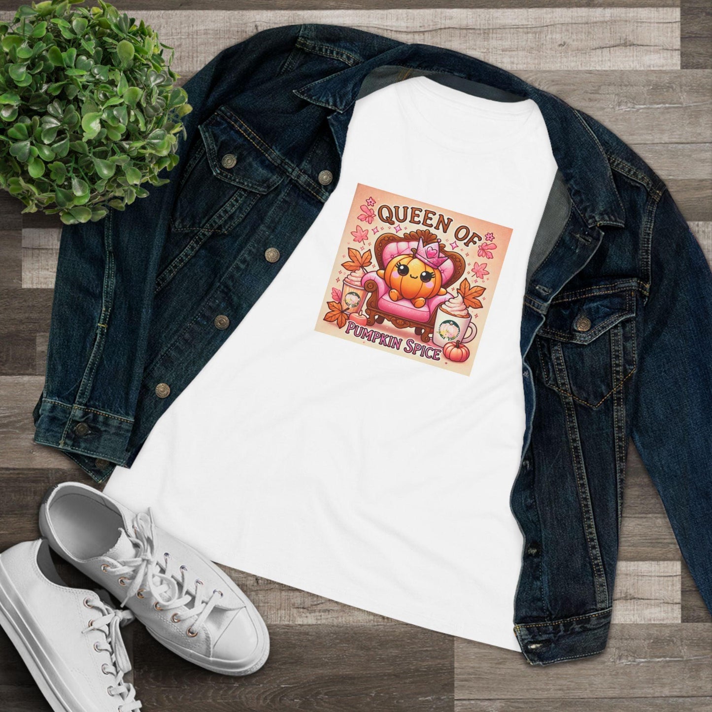 Queen of Pumpkin Spice - Women's Softstyle Tee - Whippie's