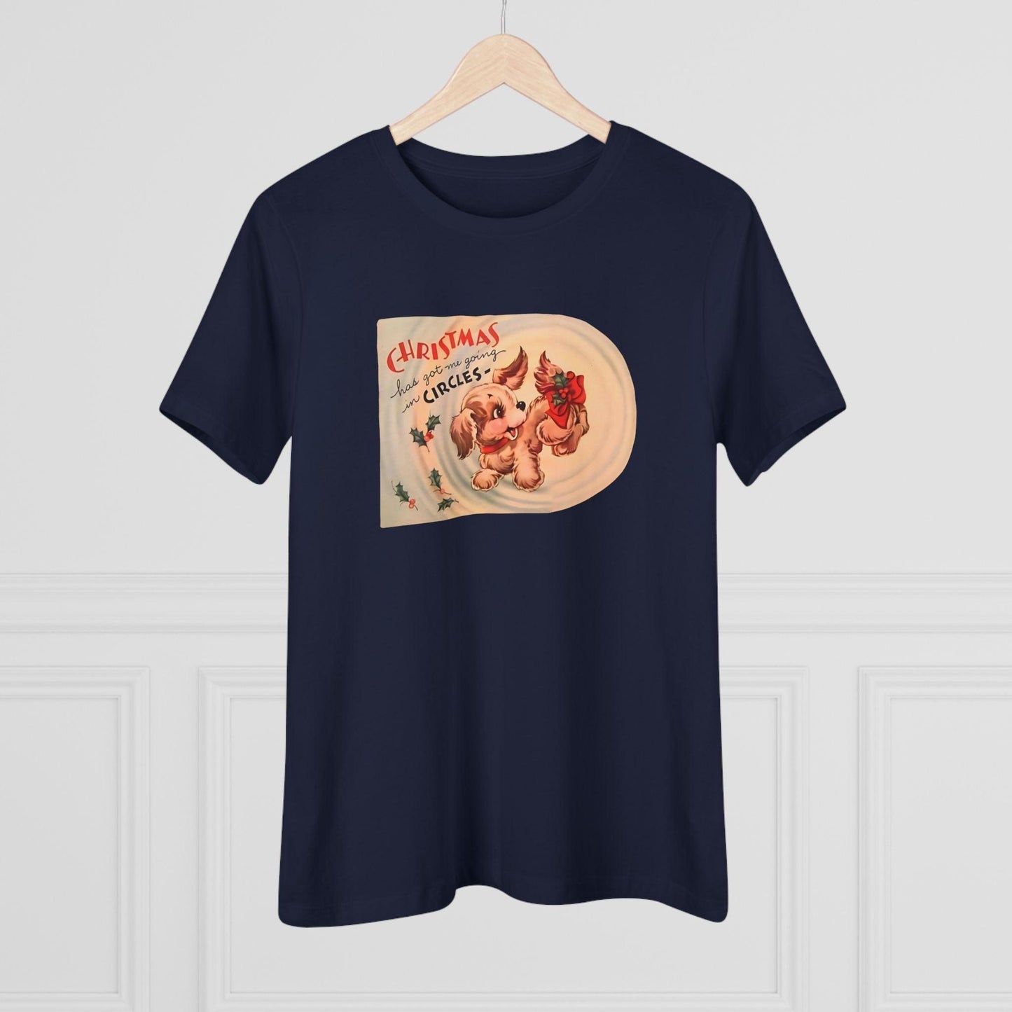 Christmas Has Me Going in Circles - Women's Softstyle Tee - Whippie's