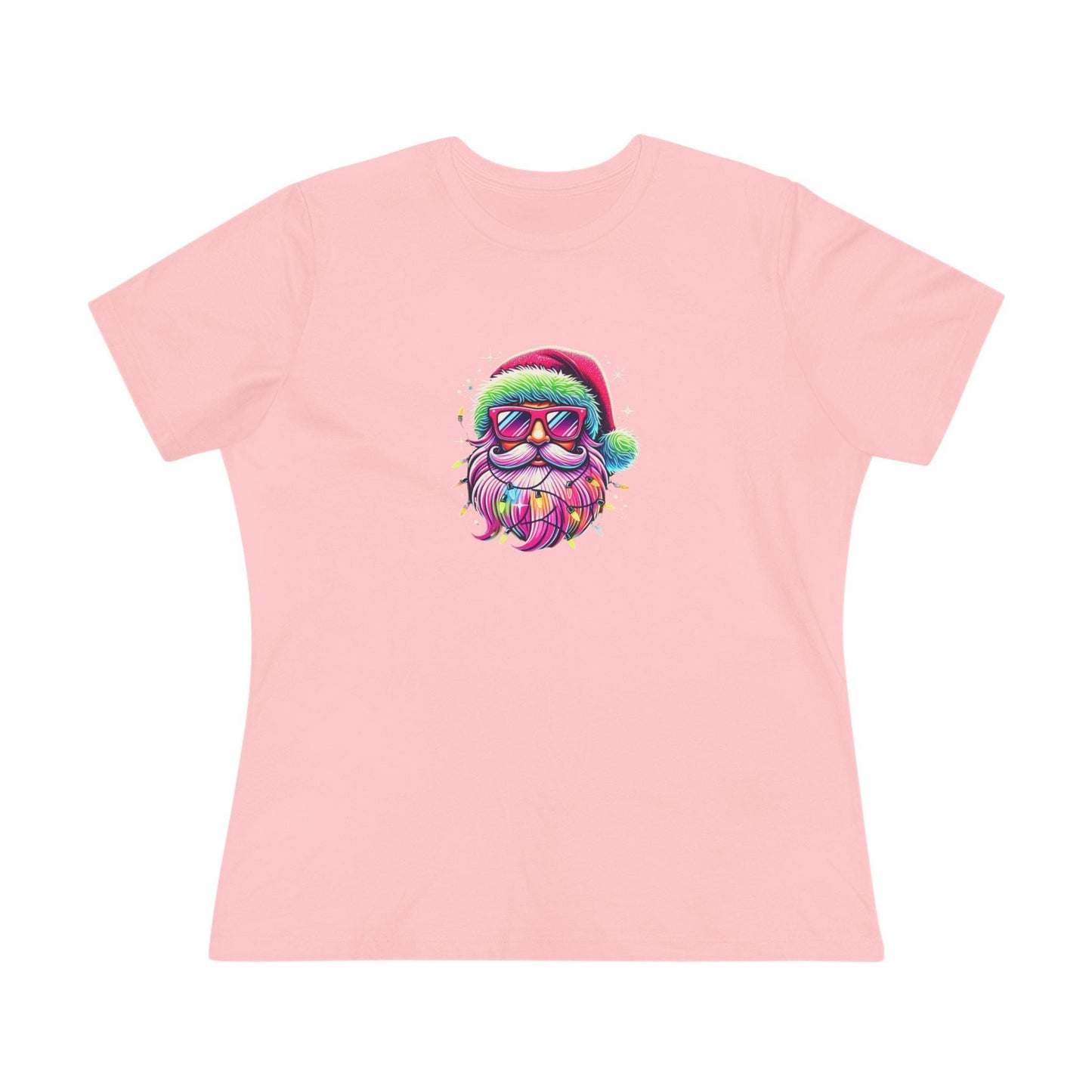 Shine Bright Like Santa! Merry and Bright! 🎅🏻✨🌈 - Women's Softstyle Tee - Whippie's