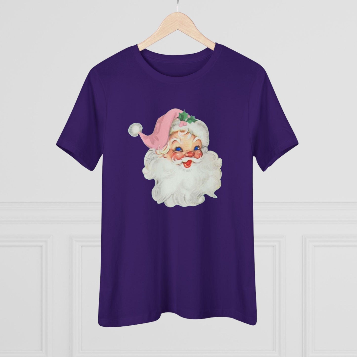 Blue-Eyed Santa Tee - Santa's Got the Blues (and We Love It!) 💙🎅 - Women's Softstyle Tee - Whippie's