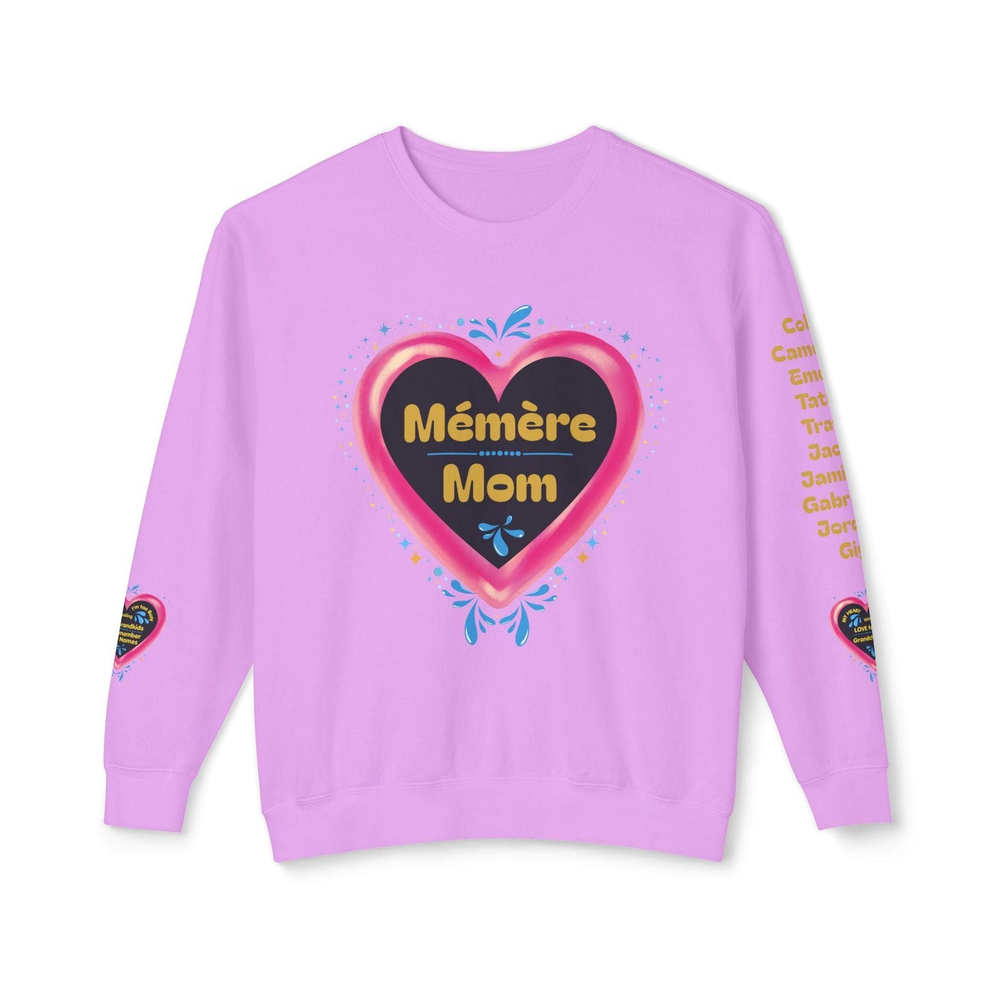 Grandma's Grandkids Crewneck Sweatshirt ✨ A grandma's love knows no bounds! Personalizable - Whippie's