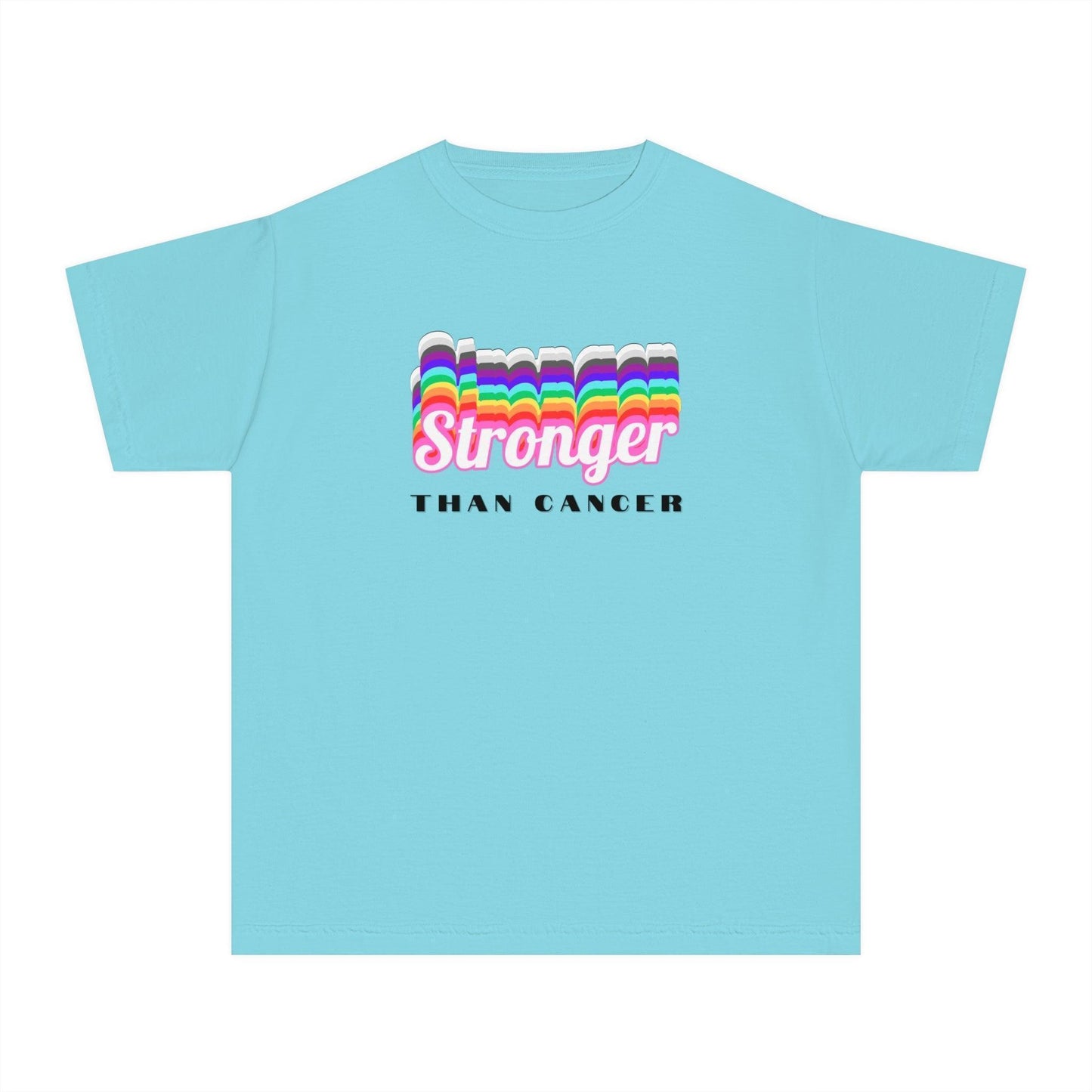 💪 Stronger Than Cancer 🎗️ Youth Midweight Tee ✨ - Whippie's