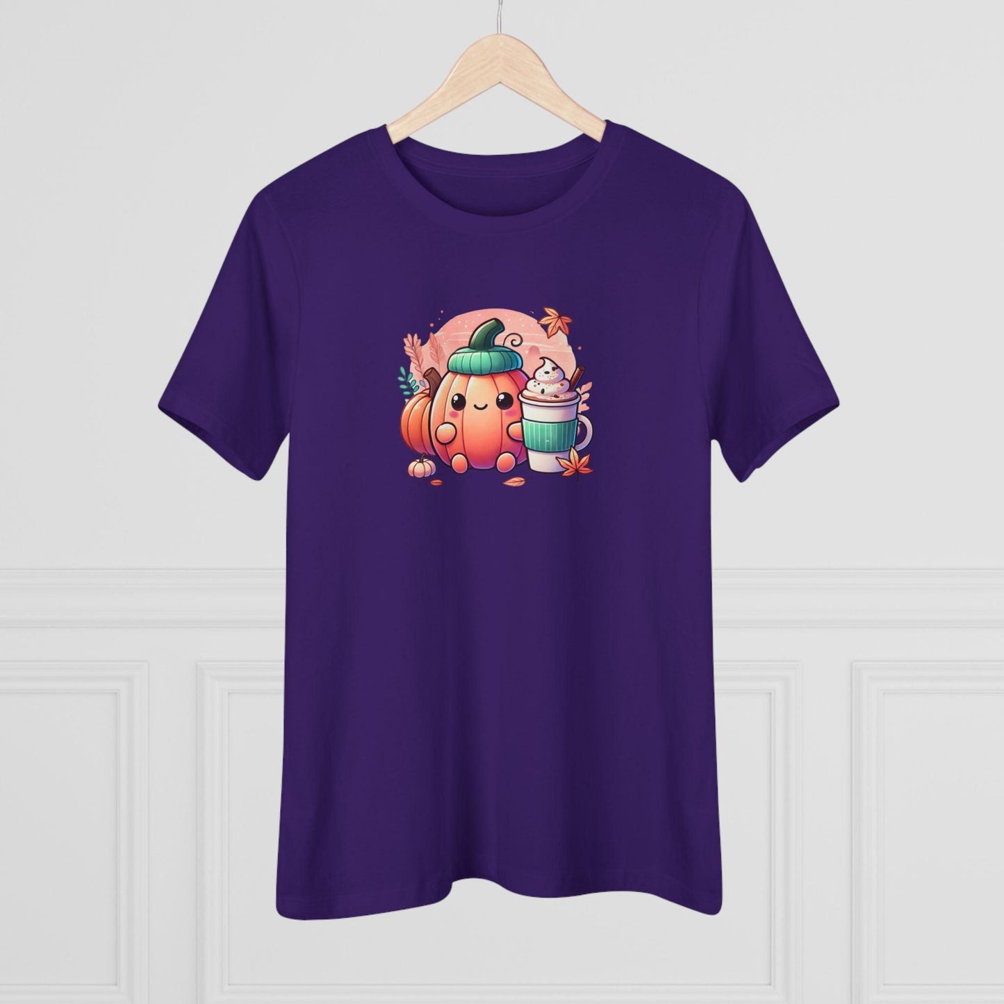 Cute Pumpkin - Pumpkin Spice Latte - Women's Softstyle Tee - Whippie's