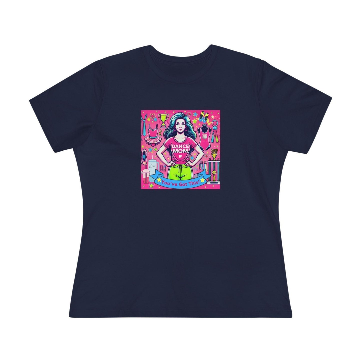 Dance Mom Magic (Brunette Mom) - A Colorful Celebration 🌈 - Women's Softstyle Tee - Whippie's