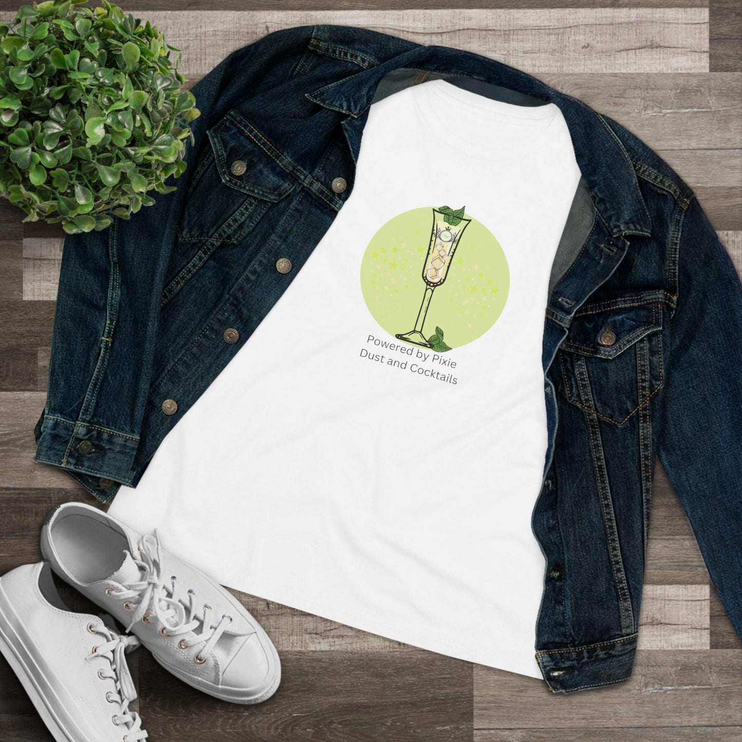 Drinking Around the World: Powered by Pixie Dust and Cocktails Women's Tee - Whippie's