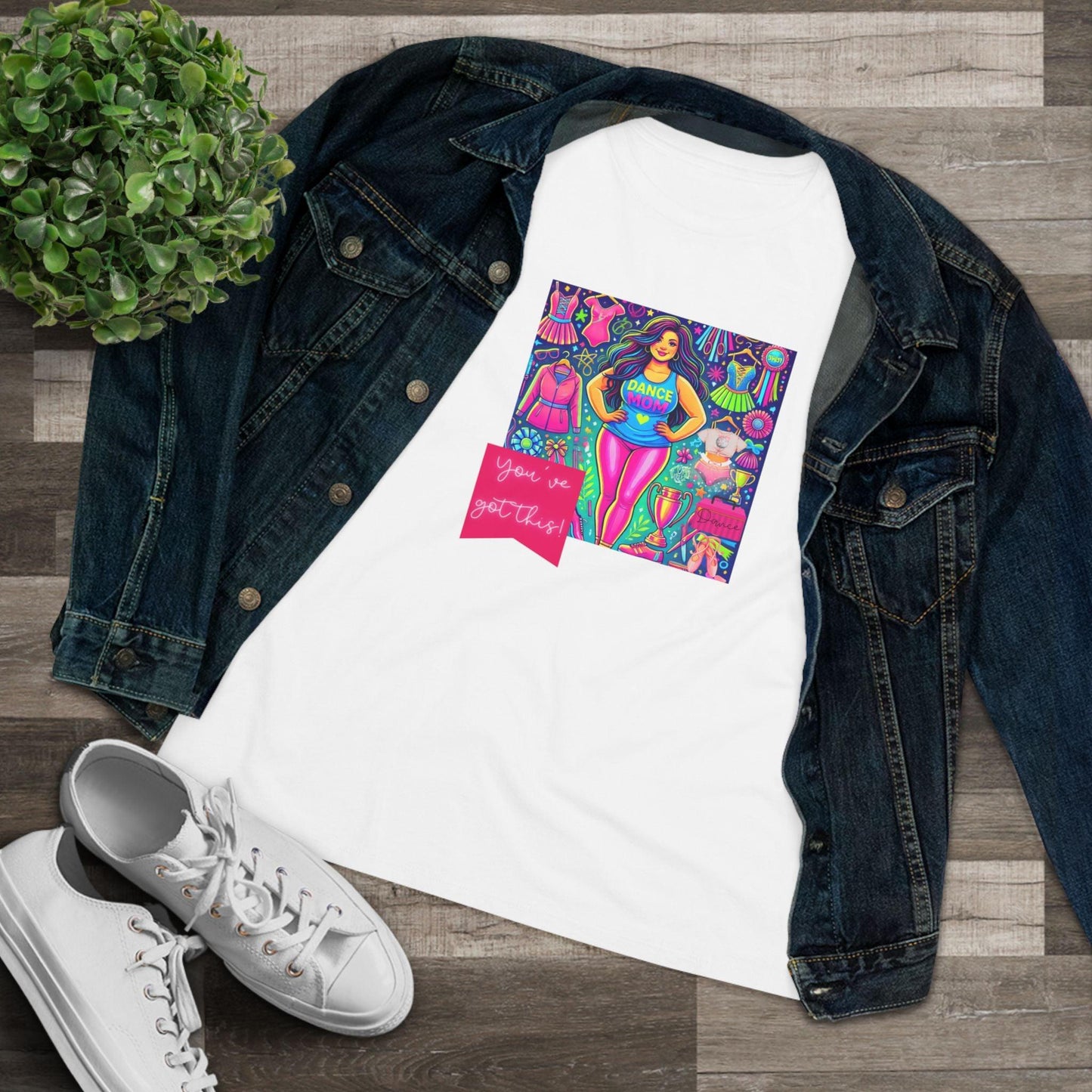 You've Got This! Dance Mom (Curvy Mom) - A Spark ling Performance ⭐️- Women's Softstyle Tee - Whippie's