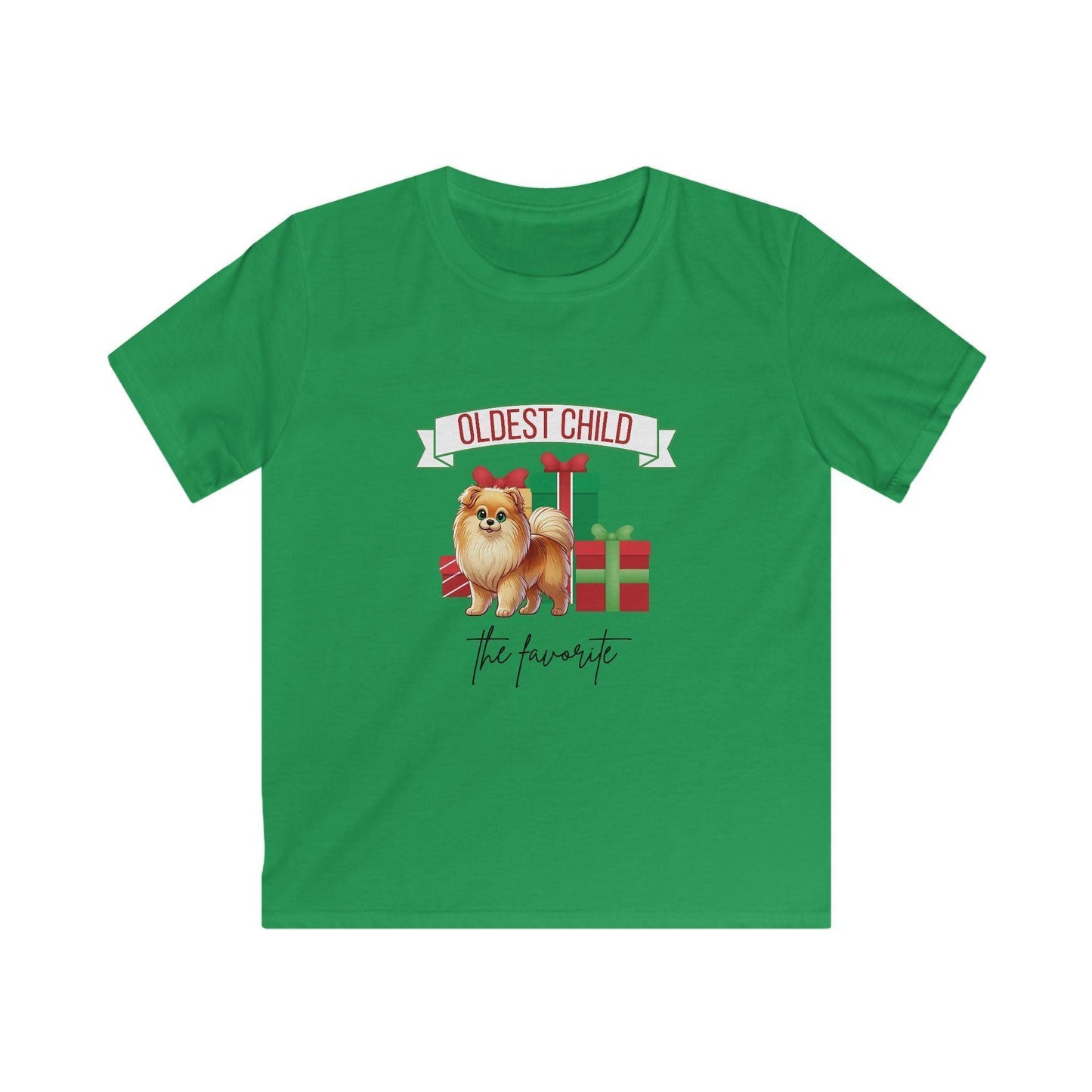 Oldest Child, The Favorite 🎁🐶 Pomeranian - Kids' Tee! 🎁👑 - Whippie's