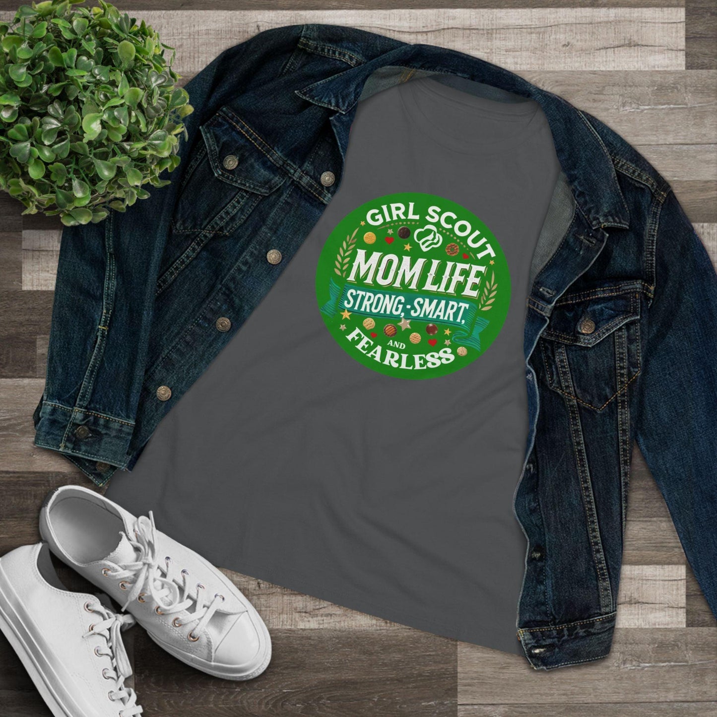 Girl Scout Mom Life - Women's Tee - Strong, Smart & Fearless! - Whippie's