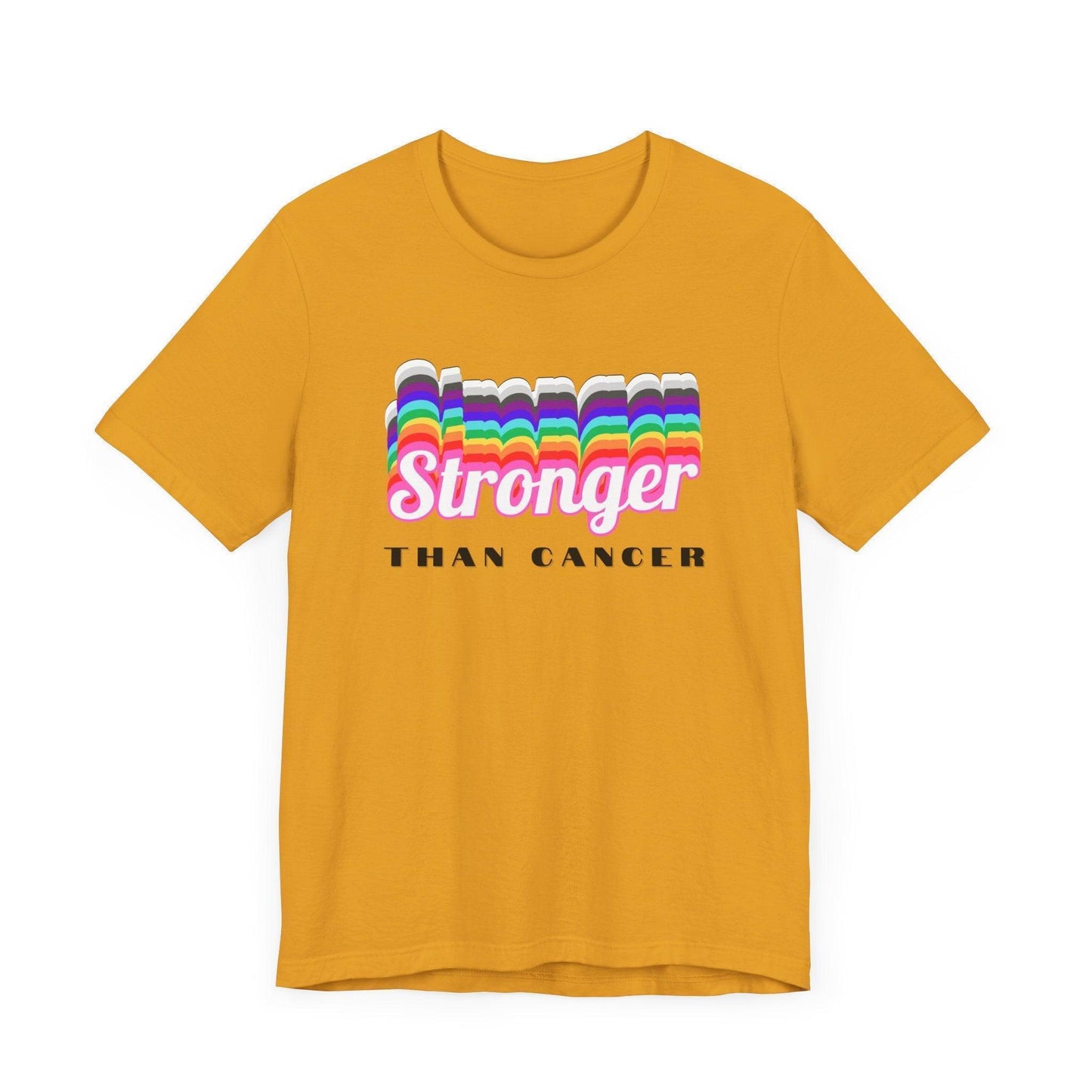 💪 Stronger Than Cancer 🎗️ Unisex Jersey Tee ✨ Show your support, wear your strength. - Whippie's