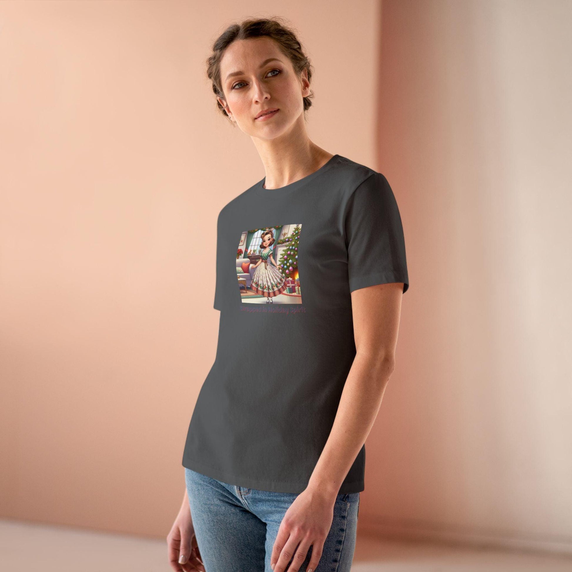 Wrapped in Holiday Spirit - Women's Softstyle Tee - Whippie's