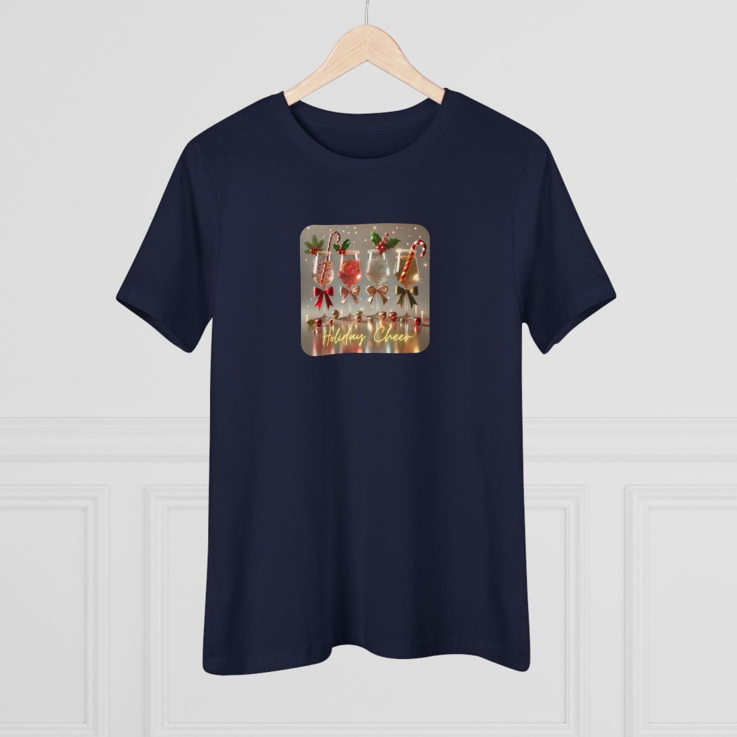 Holiday Cheer - Sip, Smile, Repeat 🥂🎄 - Women's Softstyle Tee - Whippie's