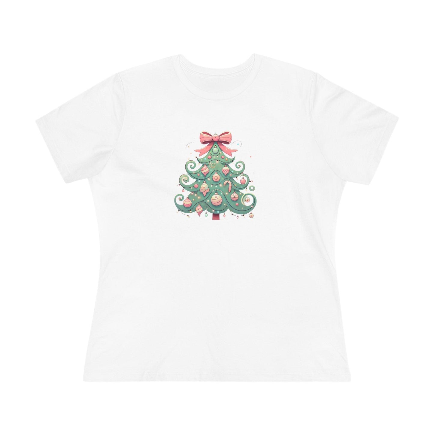 🎄💖 Pastel Dream Christmas Tree ✨🎀 - Women's Softstyle Tee - Whippie's