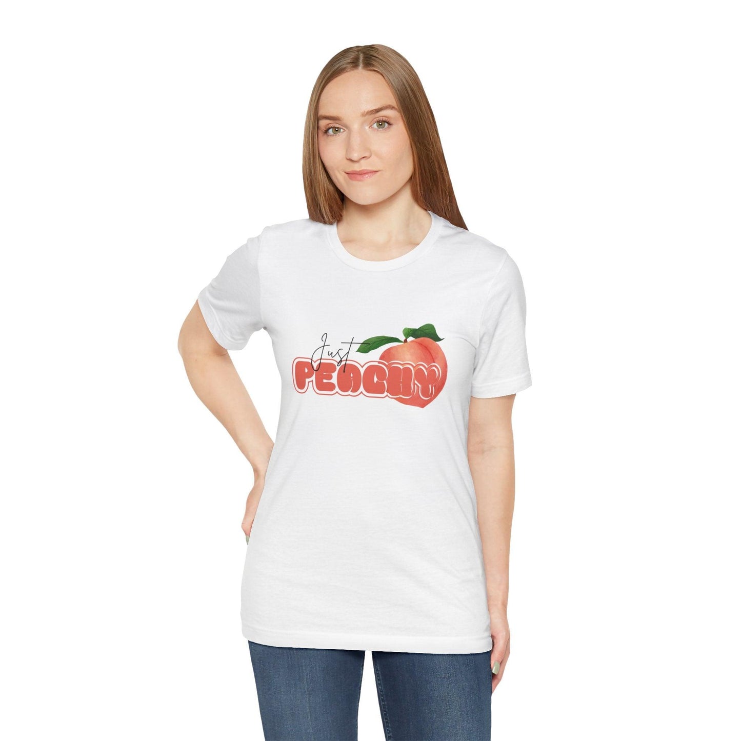 Just Peachy Unisex Jersey Tee - 🍑 Embrace the Sweetness of Life! 🍑 - Whippie's