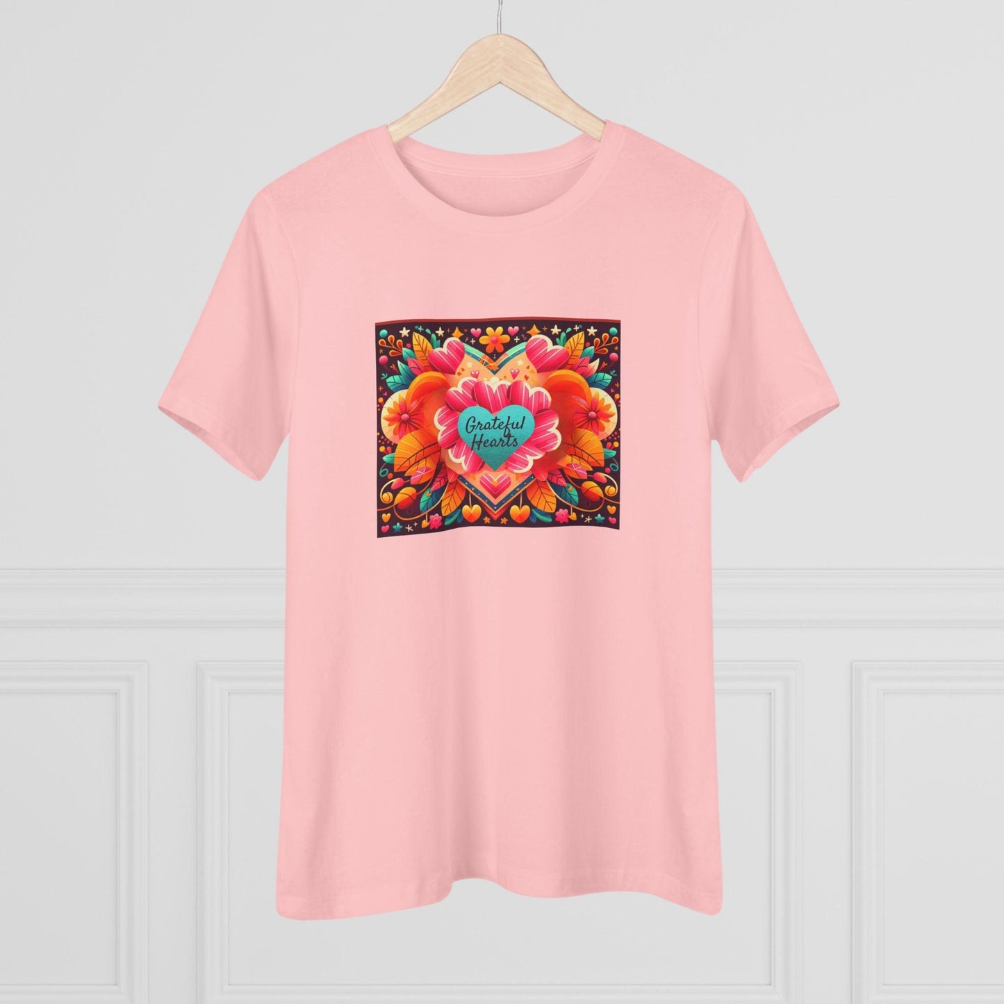 Grateful Hearts - A Celebration of Love and Gratitude 🧡💛❤️ - Women's Softstyle Tee - Whippie's