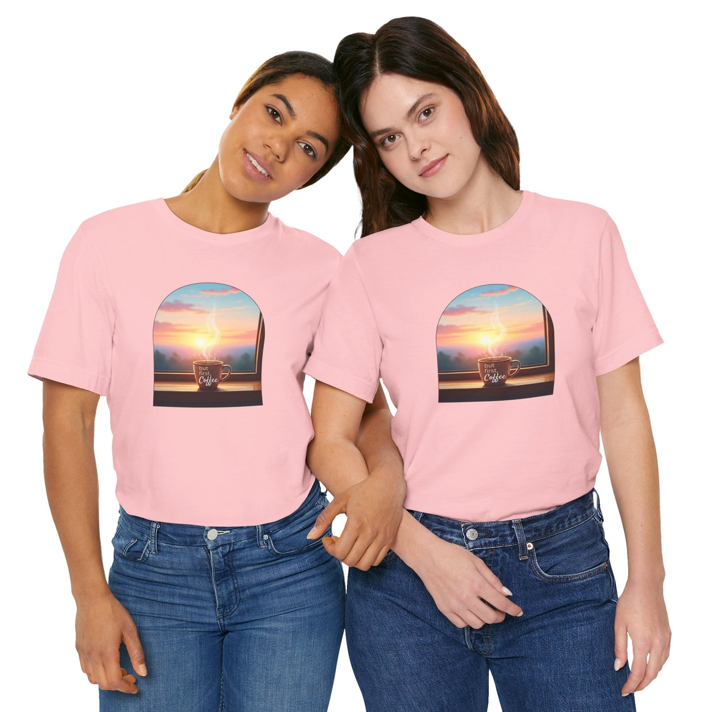 But First, Coffee - Unisex Jersey Tee - Whippie's