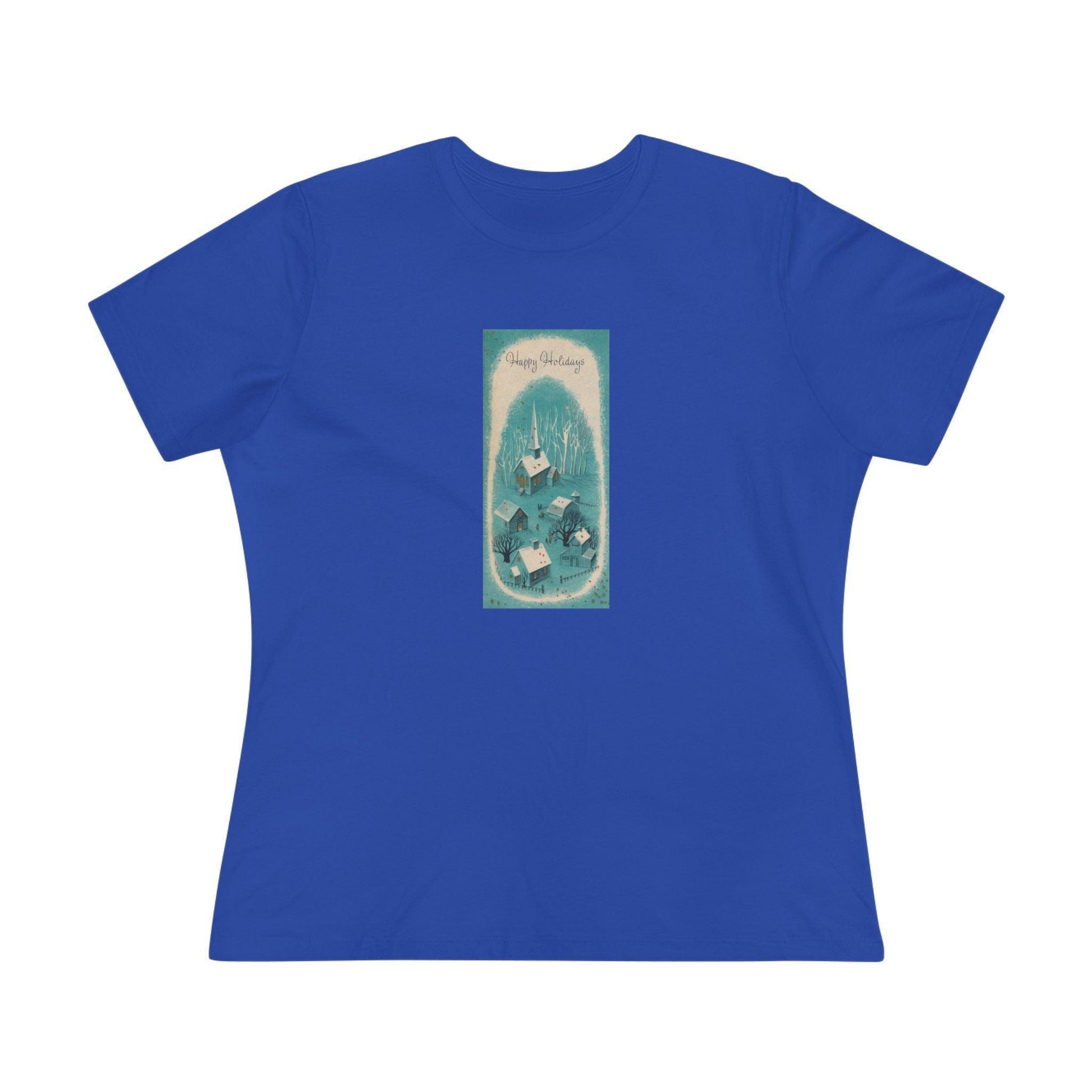 Happy Holidays - Vintage Village - Women's Tee - Whippie's