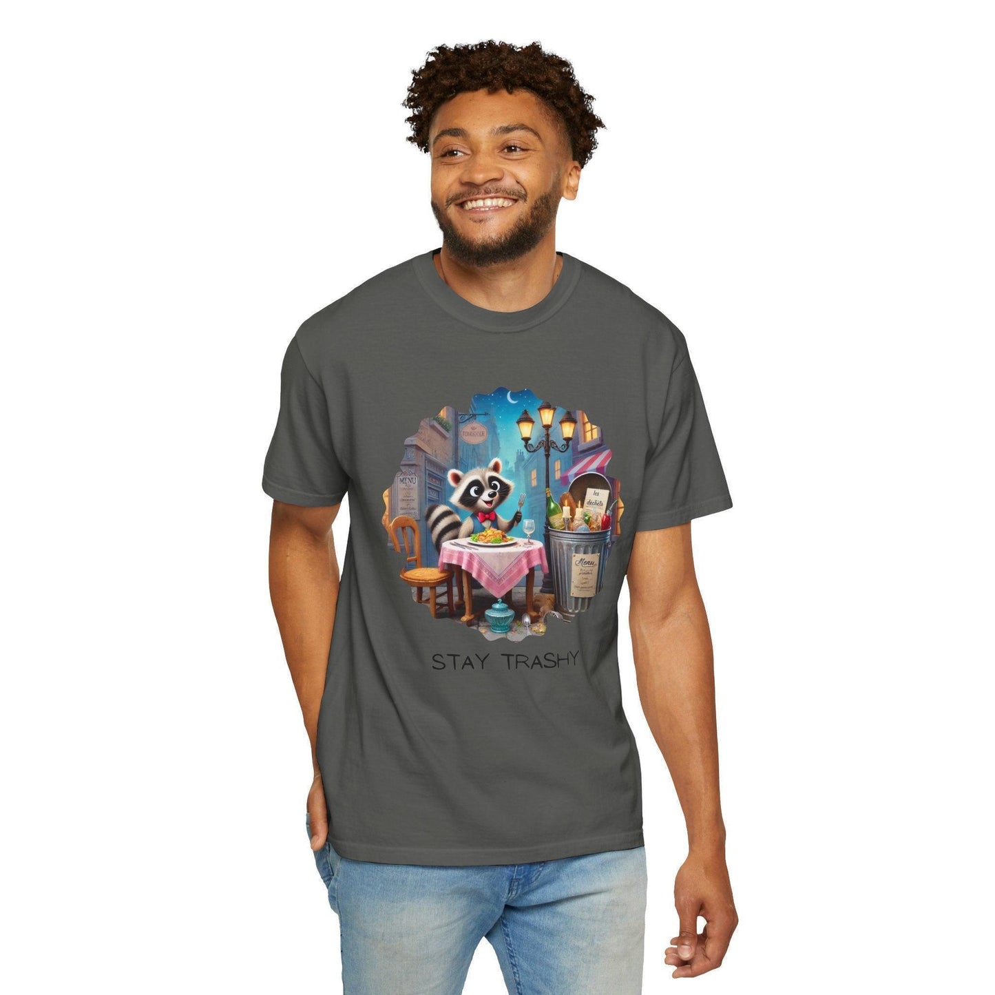 Stay Trashy! 🦝 🗑️ Unisex Tee - Comfort Colors ✨ - Whippie's