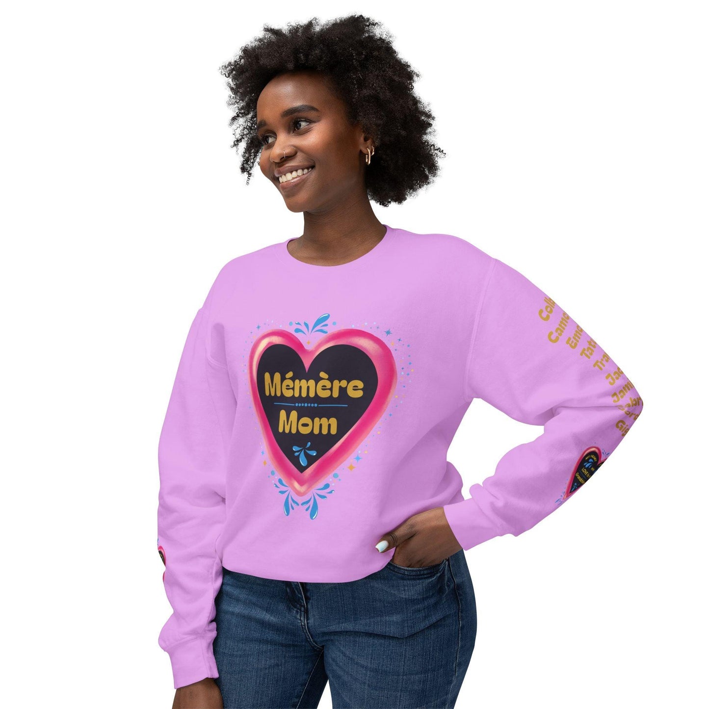 Grandma's Grandkids Crewneck Sweatshirt ✨ A grandma's love knows no bounds! Personalizable - Whippie's