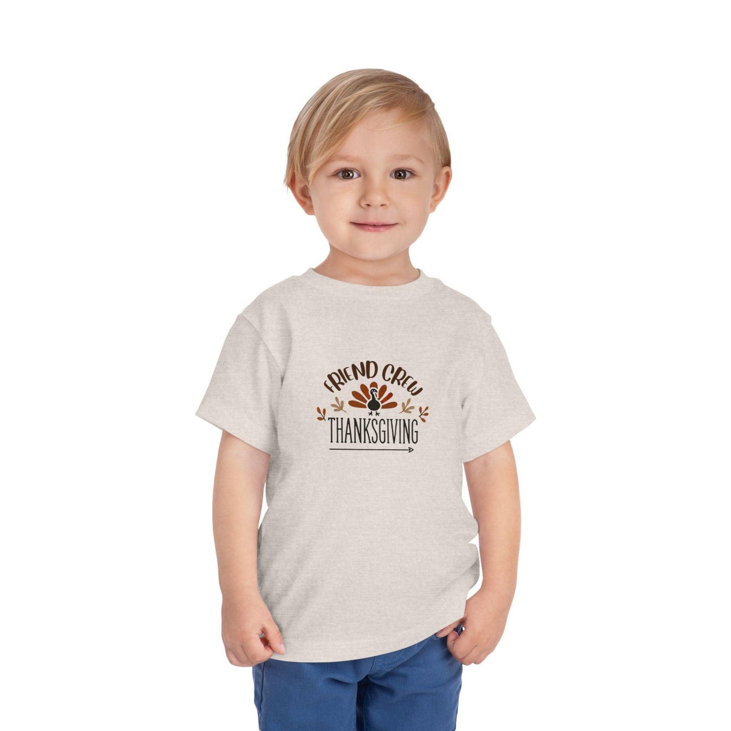 Thanksgiving Friend Crew - Toddler Short Sleeve Tee - Whippie's