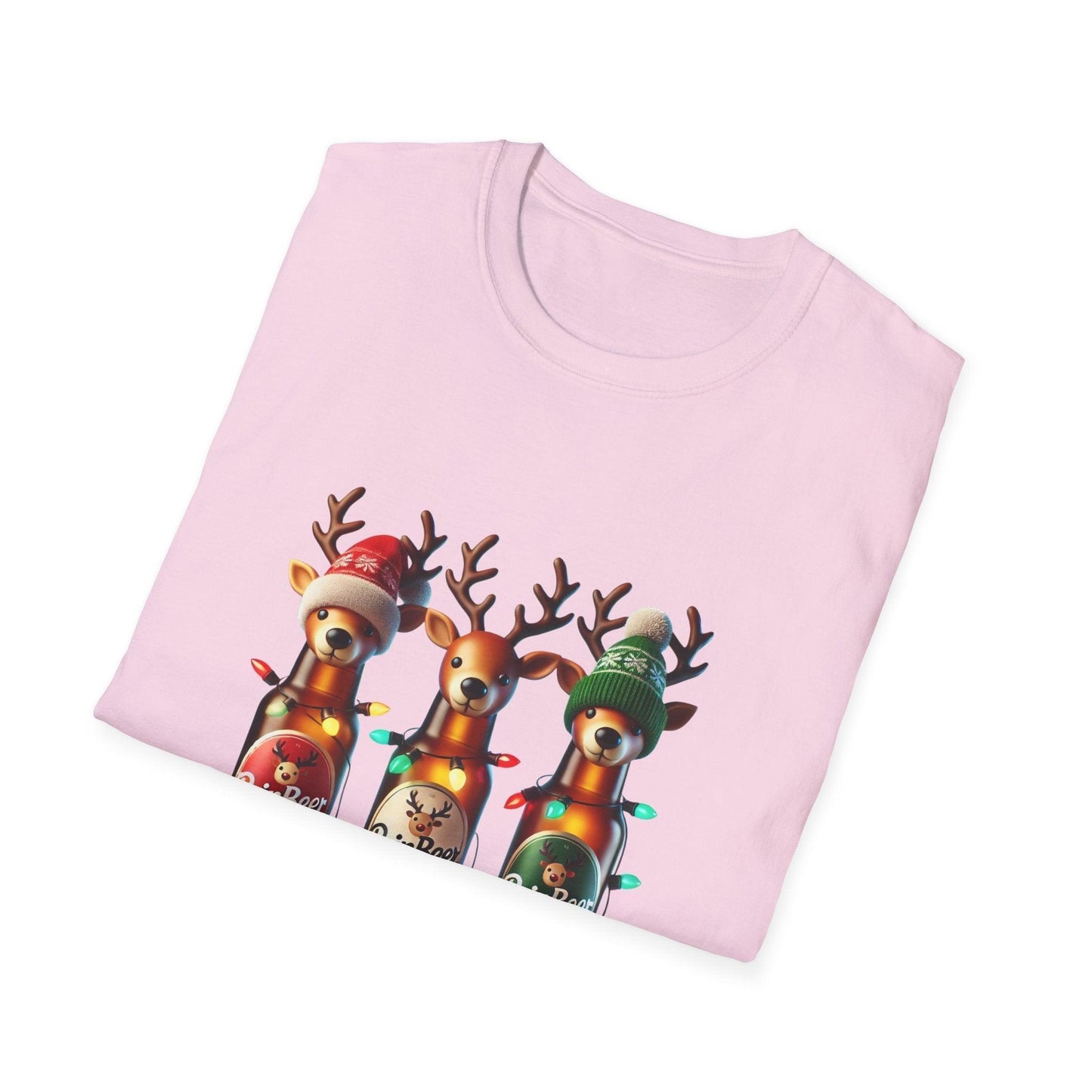 Reinbeer: The 🍻 Official Beverage of the Reindeer Games 🦌 - Unisex Softstyle T-shirt - Whippie's