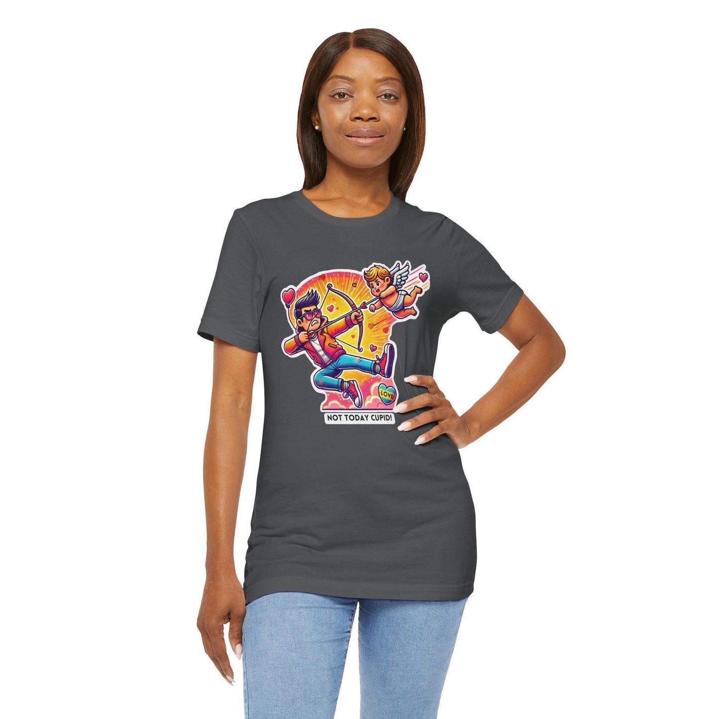 ๐น Cupid Begone! ๐น Unisex Jersey Tee โจ Love on your own terms! - Whippie's