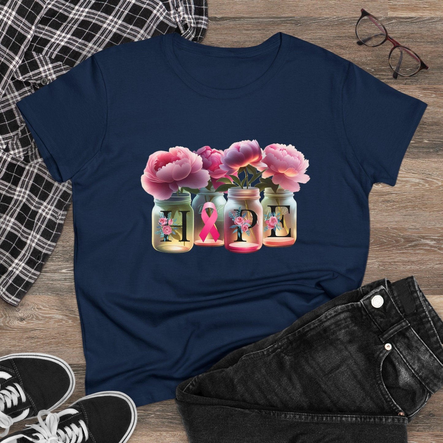 🌸 HOPE 🎀 Women's Tee 💖 A symbol of strength and resilience. - Whippie's