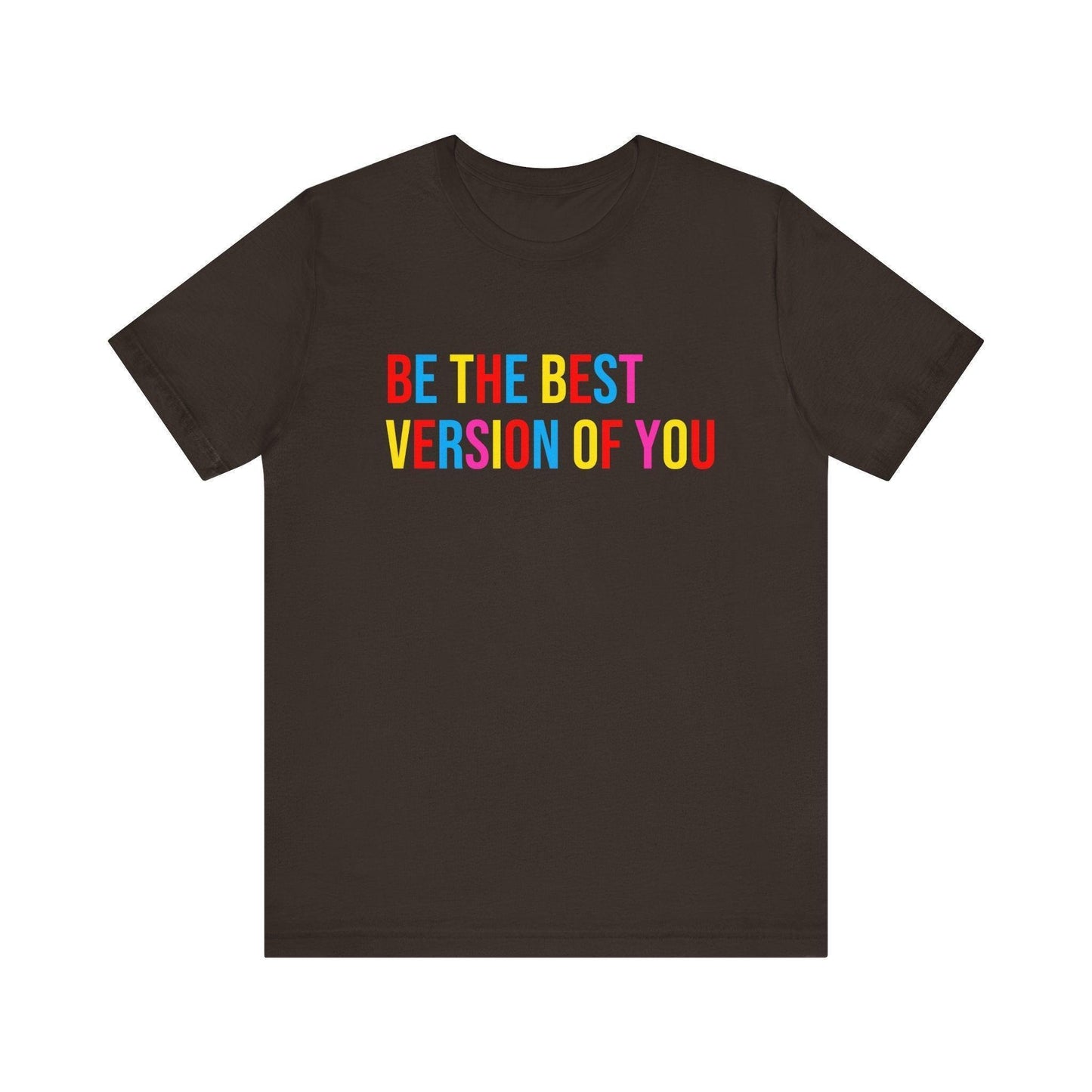✨ BE THE BEST VERSION OF YOU ✨ Unisex Jersey Tee 🌈 - Whippie's