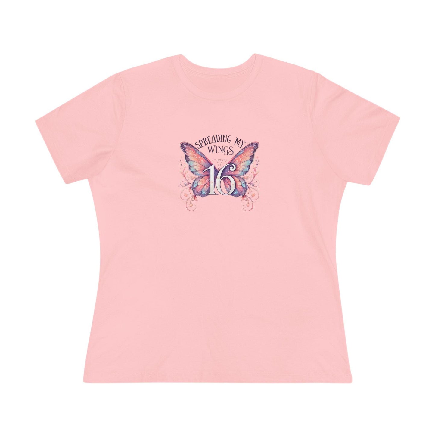 Spread My Wings at 16 - Soaring into a New Chapter 🦋 - Women's Softstyle Tee - Whippie's