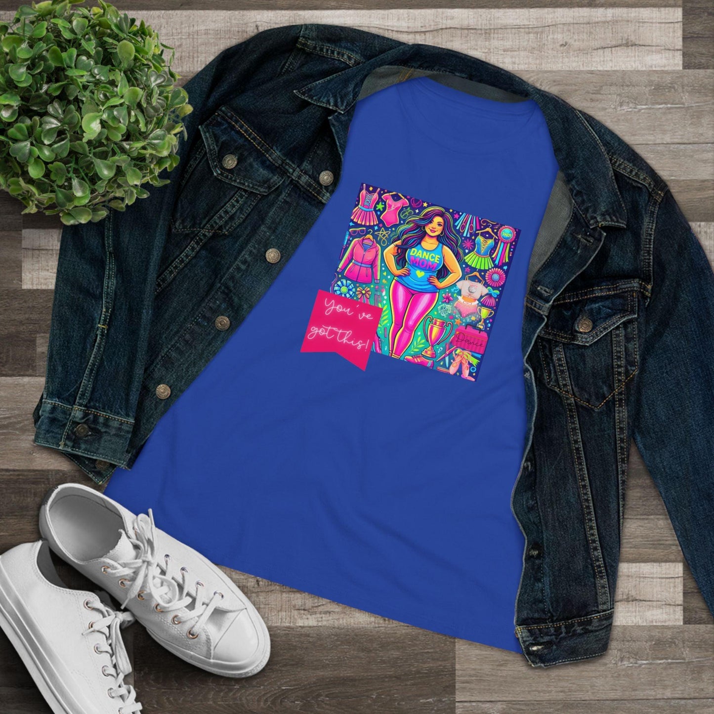 You've Got This! Dance Mom (Curvy Mom) - A Spark ling Performance ⭐️- Women's Softstyle Tee - Whippie's