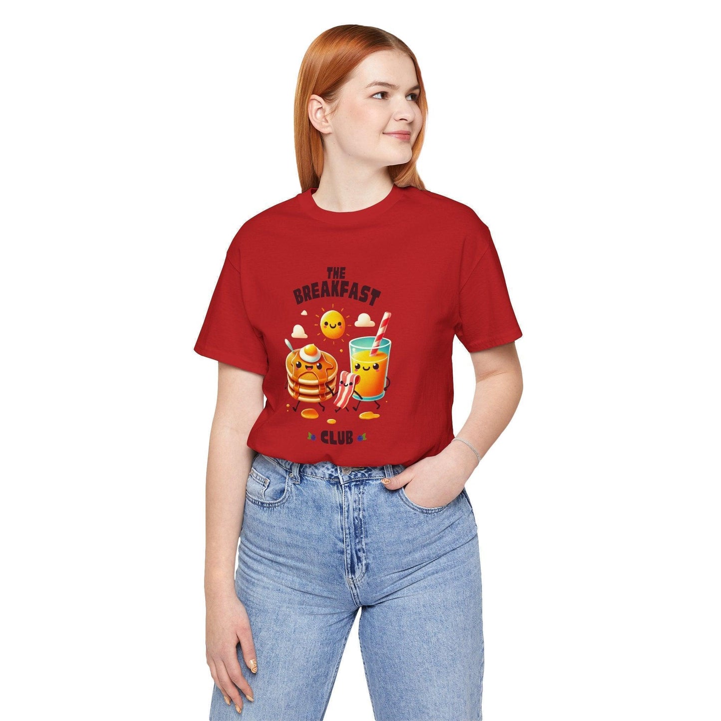🥞 Breakfast Club 🍳 Unisex Jersey Tee ☀️ Rise and shine, breakfast time! - Whippie's