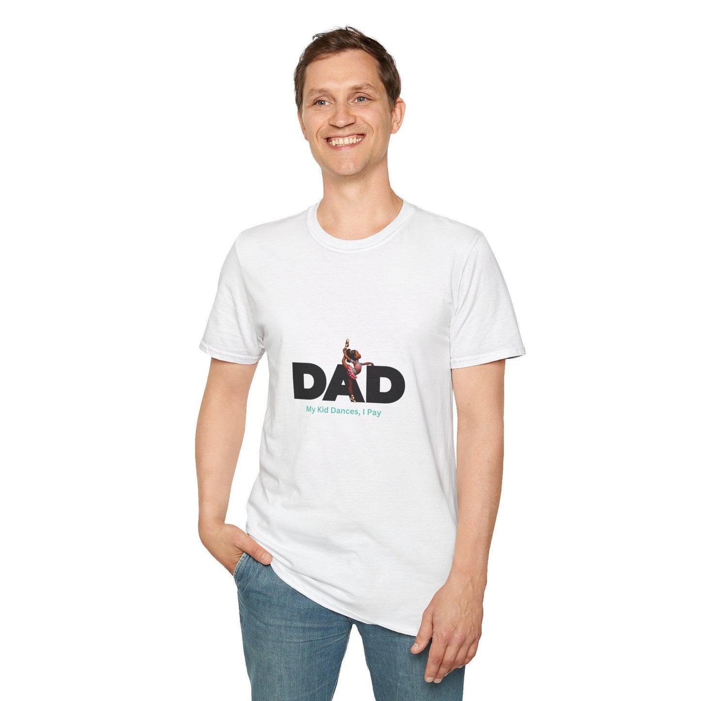 Dance Dad: Darker Skin Toned Dancer Girl T-Shirt - Whippie's
