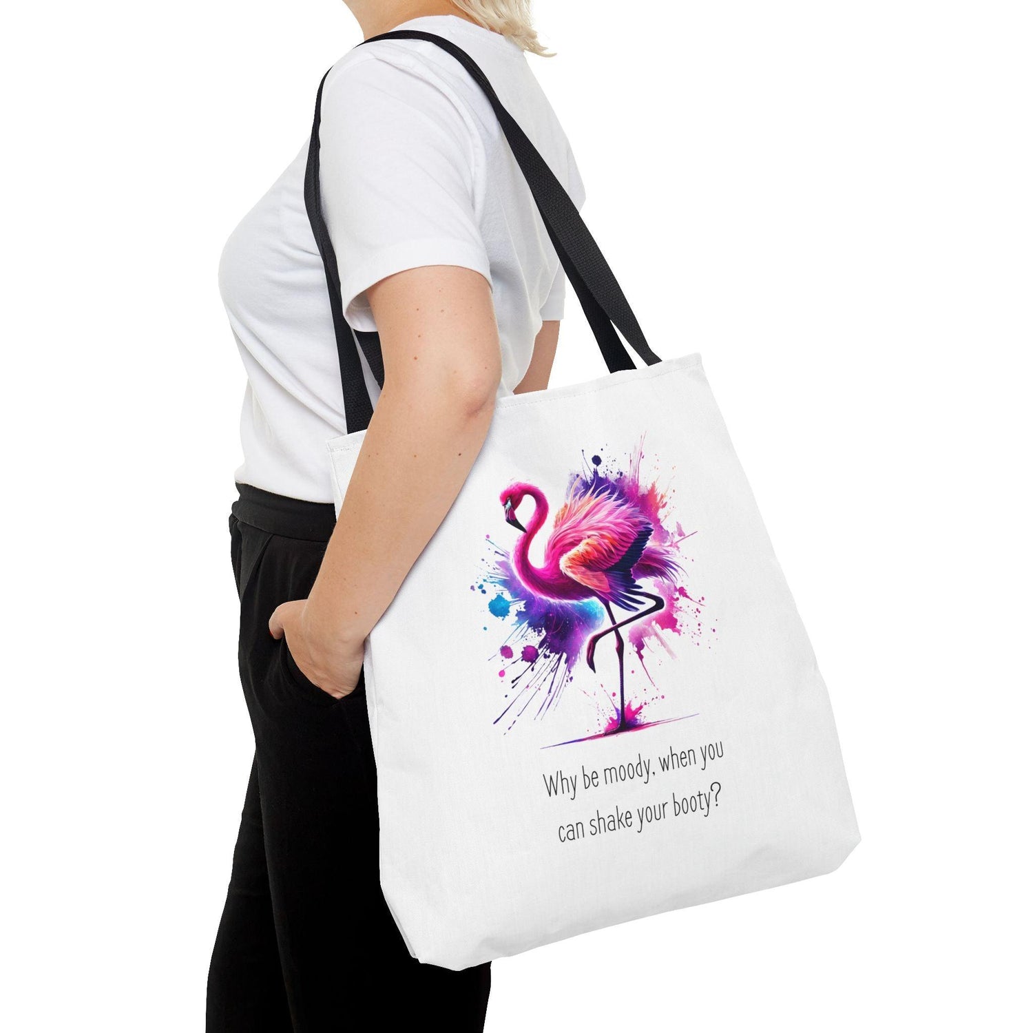 Shake Your Booty Tote Bag - ๐ฆฉ Flaunt Your Flamingo Flair! ๐ฆฉ - Whippie's