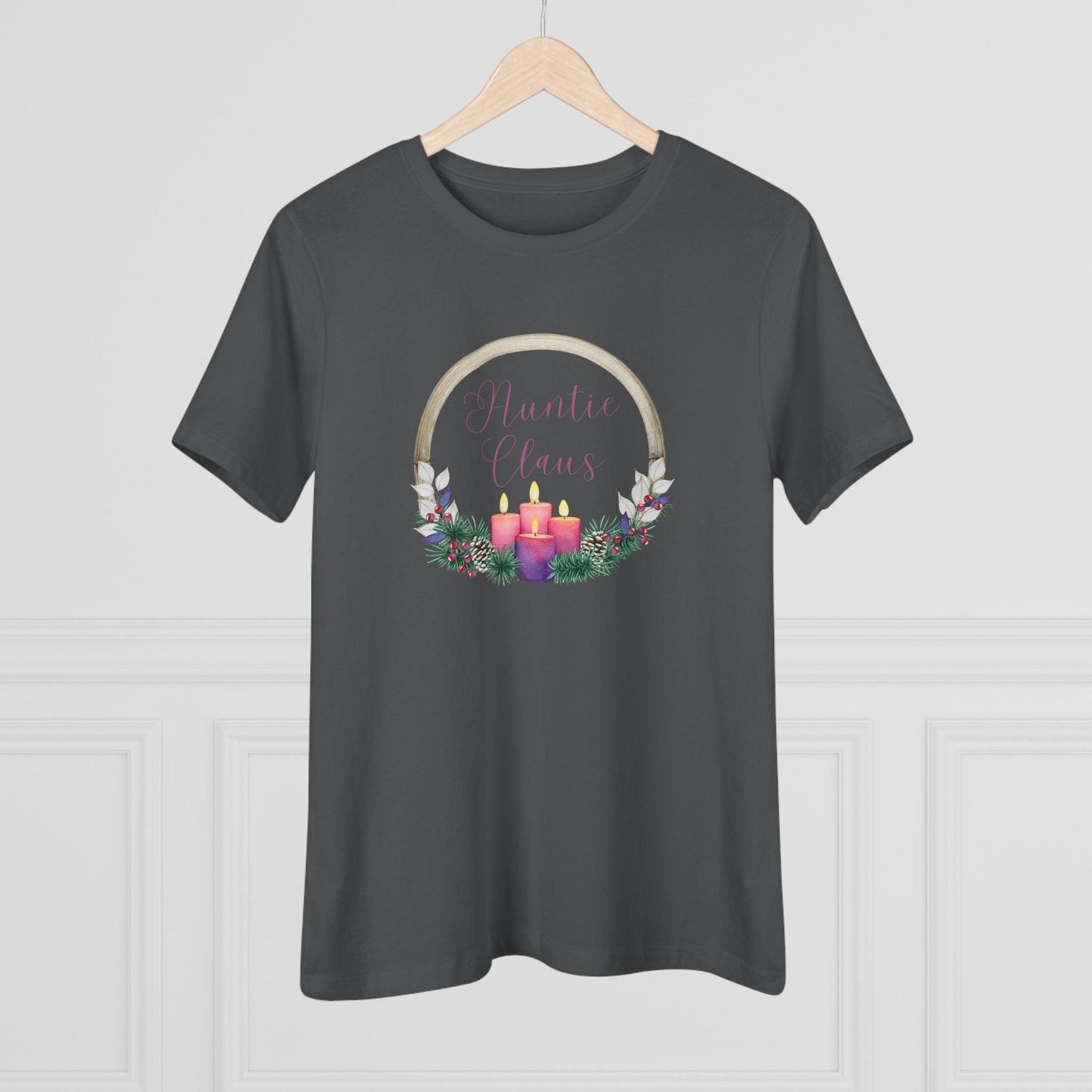 Auntie Claus - Christmas Cheer! 🤶🎄 Women's Softstyle Tee - Whippie's