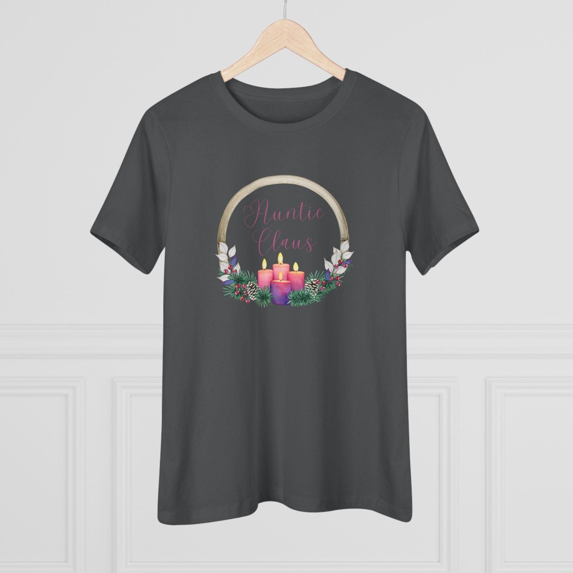 Auntie Claus - Christmas Cheer! 🤶🎄 Women's Softstyle Tee - Whippie's