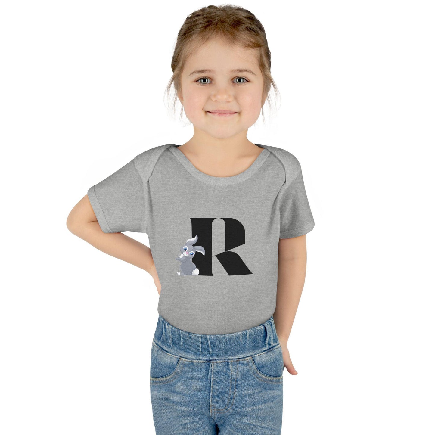 Alphabet Adventures: Letter R - Rad Rabbit Baby Onesie R is for Rad Rabbit! - Whippie's