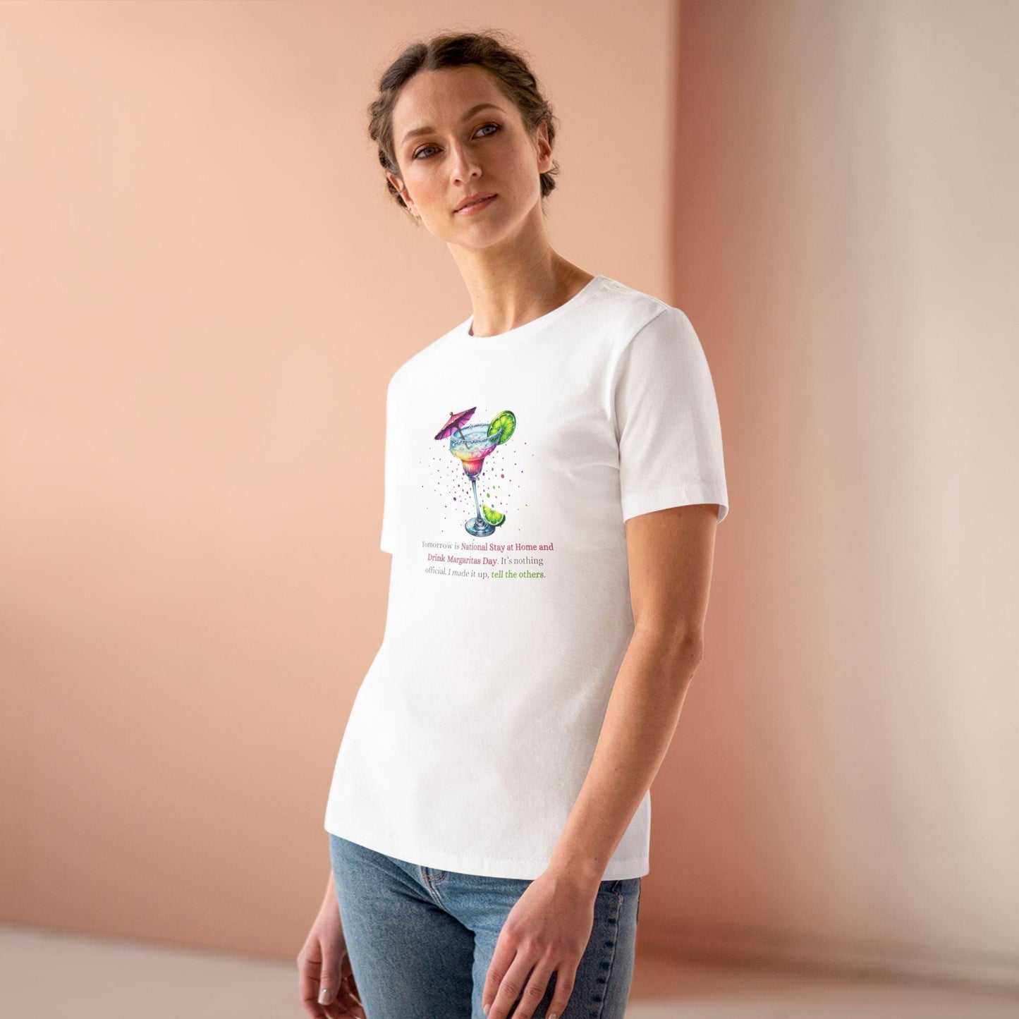 Margarita Day, It's Official (Because I Said So!) 🍹 - Women's Cotton Tee 🍹 - Whippie's