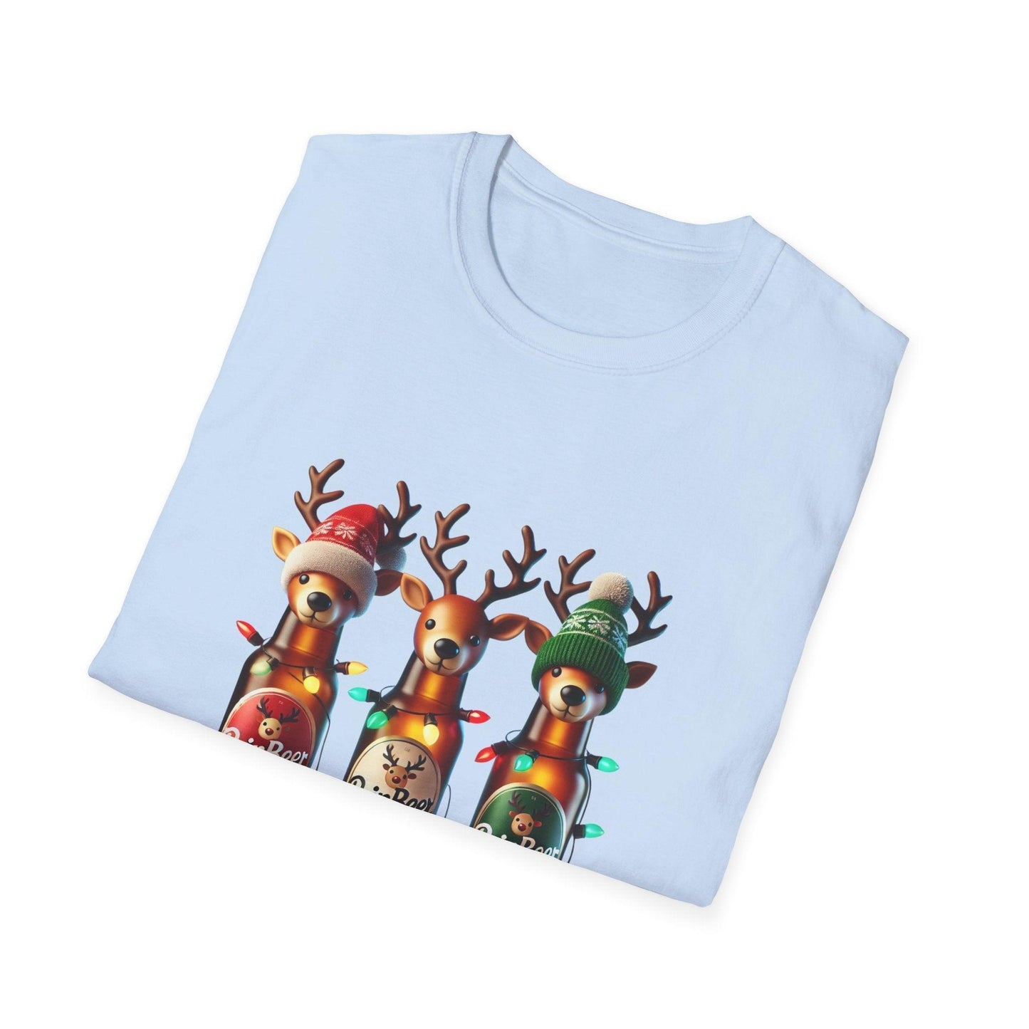 Reinbeer: The 🍻 Official Beverage of the Reindeer Games 🦌 - Unisex Softstyle T-shirt - Whippie's