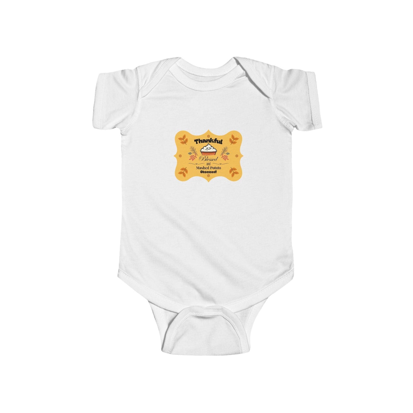 Thankful, Blessed, and Mashed Potato Obsessed - Onesie - Whippie's