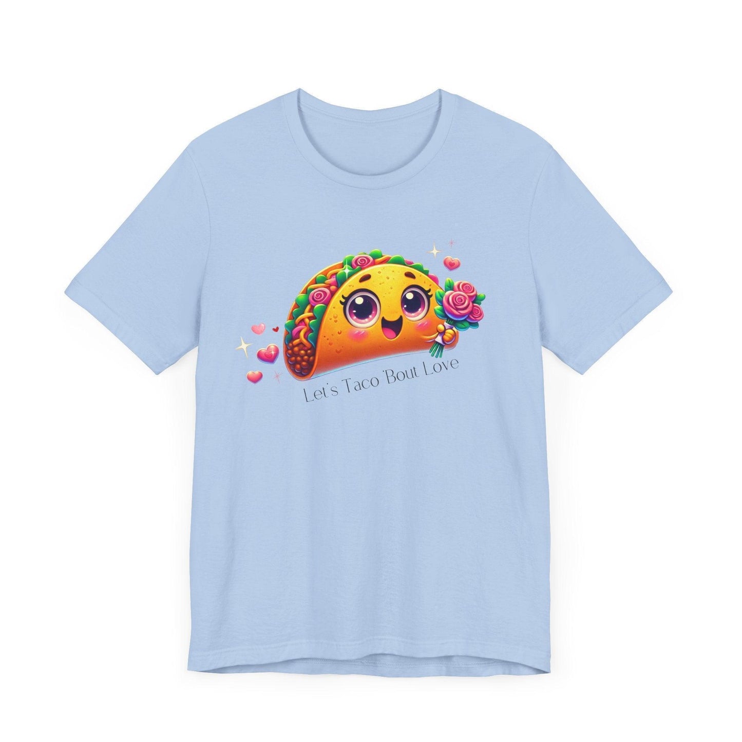 🌮 Let's Taco 'Bout Love 💖 Unisex Jersey Tee ✨ Spread the love this Valentine's Day! - Whippie's