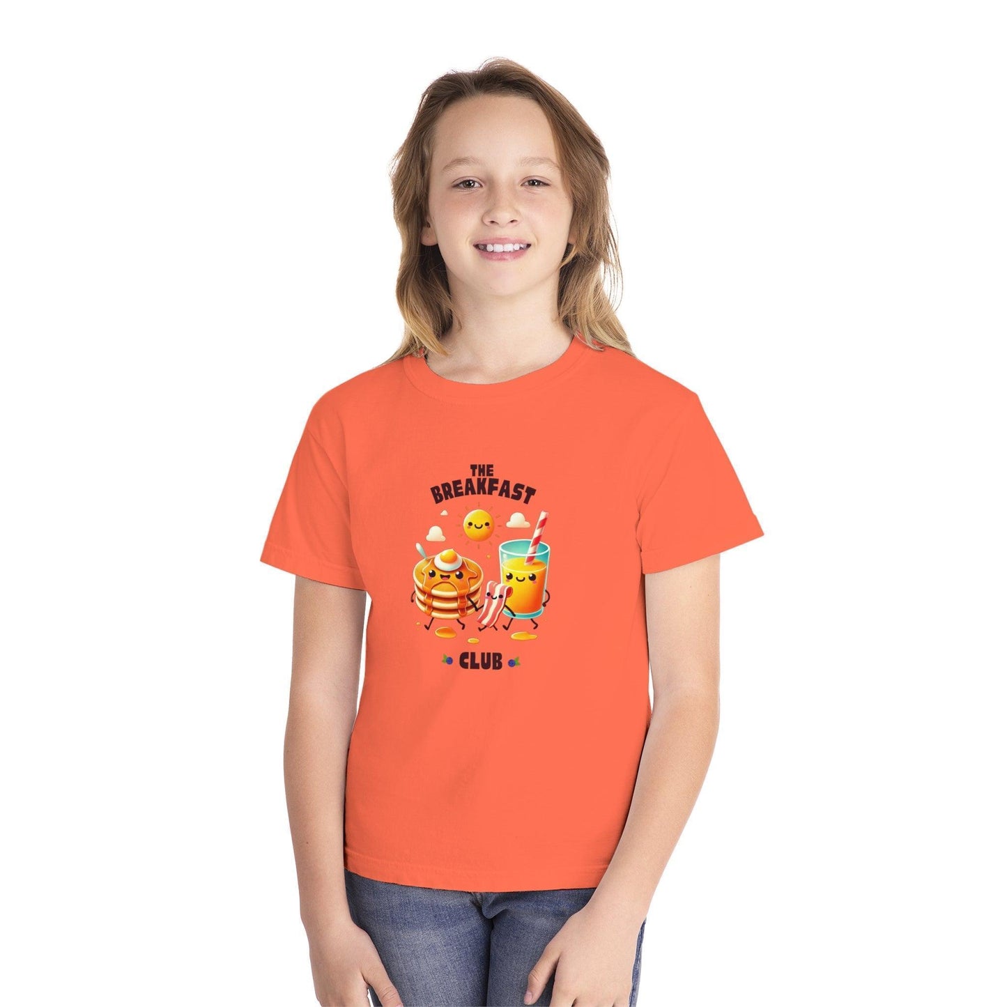 🥞 Breakfast Club 🍳 Youth Midweight Tee ☀️ Rise and shine, breakfast time! - Whippie's