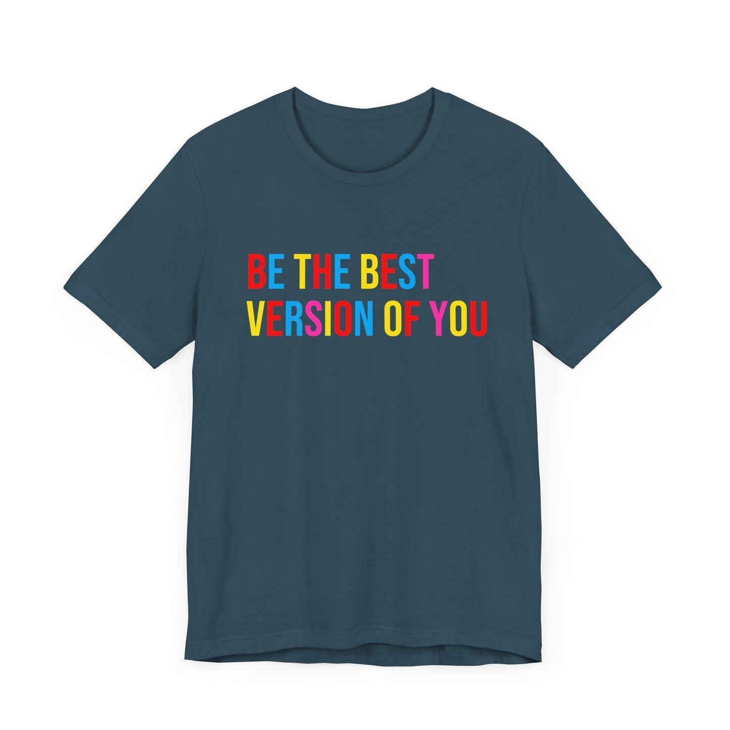 ✨ BE THE BEST VERSION OF YOU ✨ Unisex Jersey Tee 🌈 - Whippie's