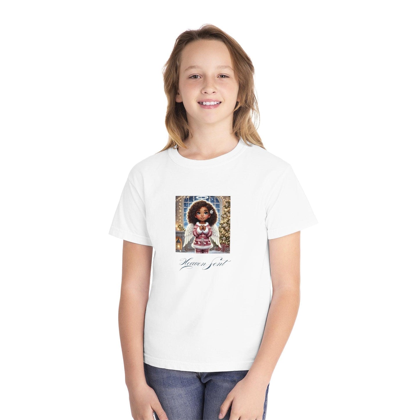 👼 Heaven Sent 😇 Youth Midweight Tee ✨ - Whippie's
