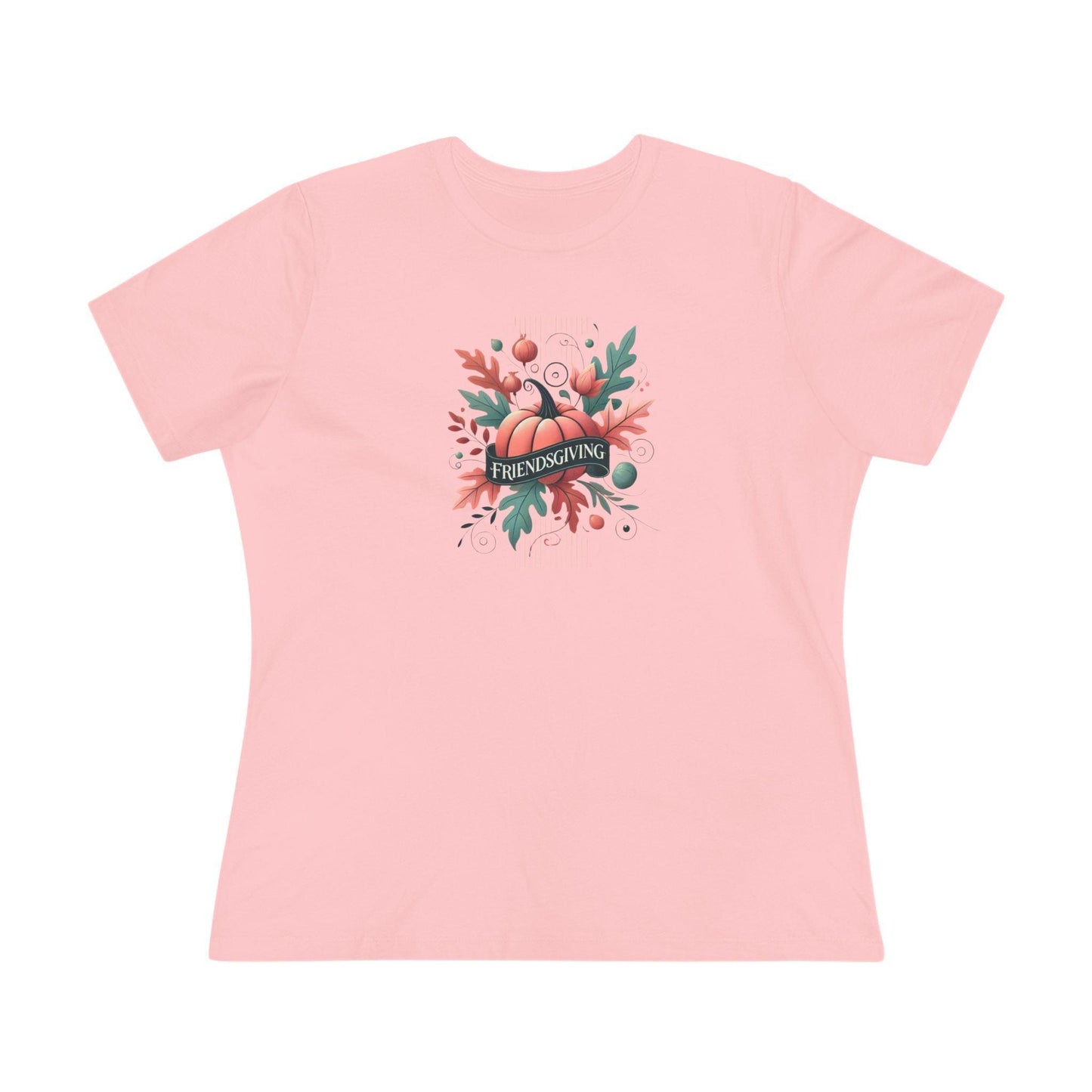 Friendsgiving Whimsical Pumpkin - Women's Softstyle Tee - Whippie's