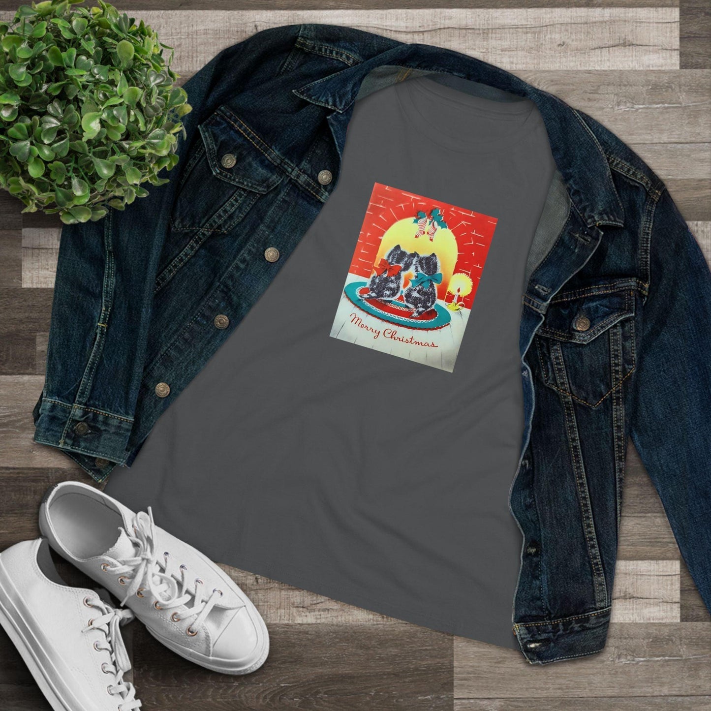 Merry Christmas Kittens - Women's Tee - Whippie's