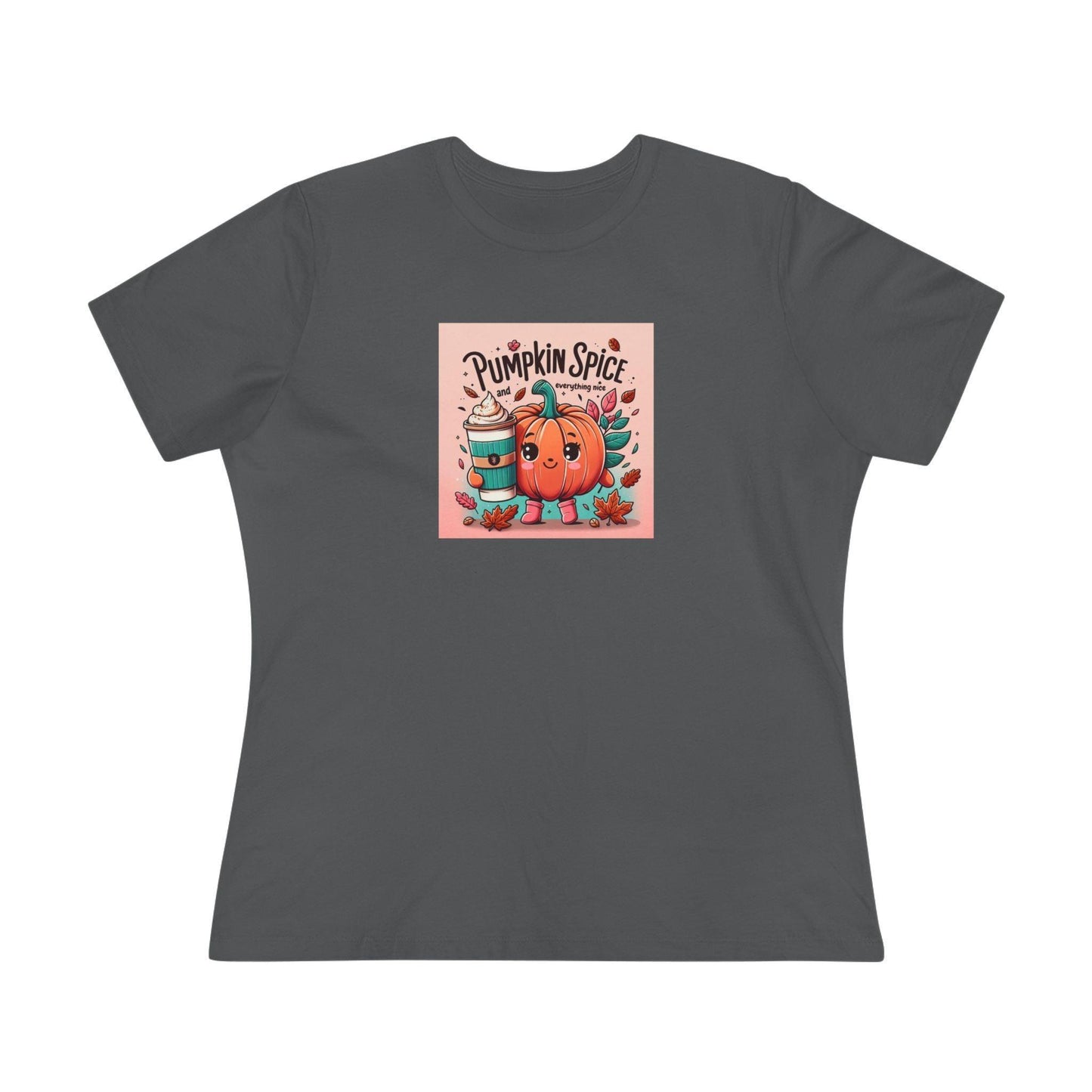 Cute Pumpkin: Pumpkin Spice and Everything Nice - Women's Softstyle Tee - Whippie's