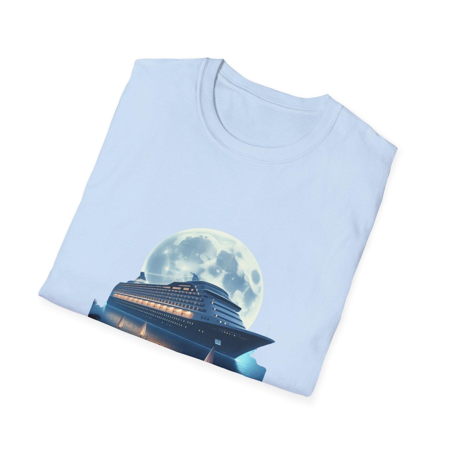 Moonlight Cruise Party 🛳️ Unisex T-Shirt - Dance the Night Away! 🌕 - Whippie's