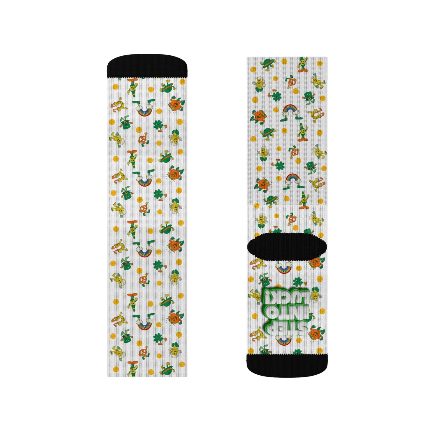 Lucky Charm St. Patrick's Day Socks - Step into Luck! 🍀🌈💰 - Whippie's